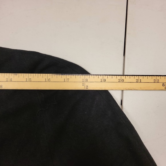 Allegra K Womens Cape Coat Black‎ Size L Ladies Outerwear Fashion Apparel - Picture 12 of 13